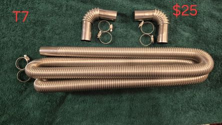 Air heater/ exhaust pipe