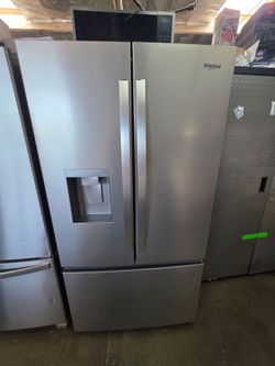 WHIRLPOOL FRENCH DOOR STAINLESS STEEL REFRIGERATOR