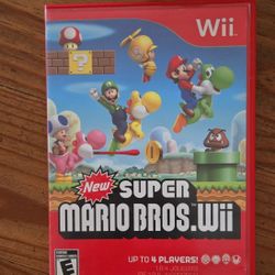 Wii Super Mario Brothers. Complete With Manual.  Check Out My Other Listings For More Wii Games 
