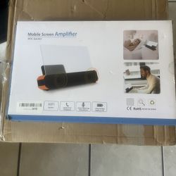 Mobile Screen Amplifier With Speaker 