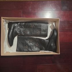 Prada Knee High Boots Size 36 W