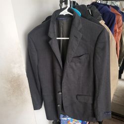 Black Leather Suit Size 38/32