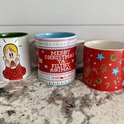 Christmas Holiday Mugs 