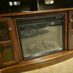 Electric Fireplace/entertainment Table