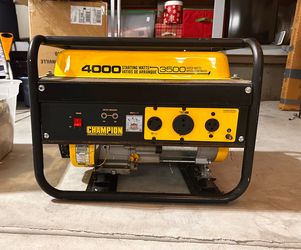 Champion Gas Generator.