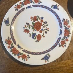 Dinner plate from the Crown Ming Old Imari china pattern.  