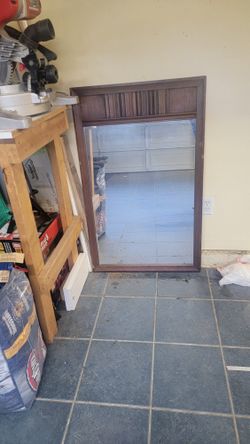Large Mid Century Modern Mirror
