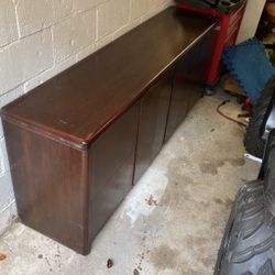 Wooden Cabinet. Entertainment Stand