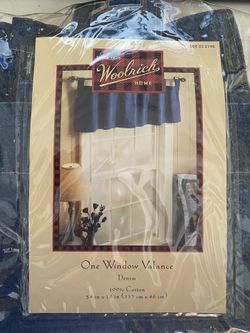 NEW Tab Top Denim Valances