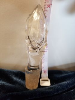 Vintage glass bottle stopper