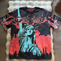 Godspeed red voltage shirt