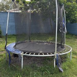 Large Enclosed Trampoline 