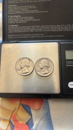 2 Quarters - 1965 No Mint