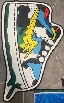 Ben and Jerry dunk rug