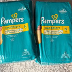Pampers Swaddlers Newborn Diapers 