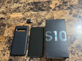 Samsung Galaxy  128GB SM-G973U T-Mobile 6.1 inch Phone Black 2 d