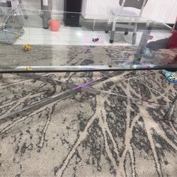 Glass center table