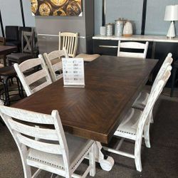 OM• $38 Initial • Brand New Valebeck Dining Set 