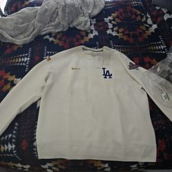 Dodgers Championship Nike Crew Neck Sweatshirt. Limited