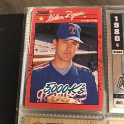 1990 Donruss Nolan Ryan 5,000 K’s Baseball card