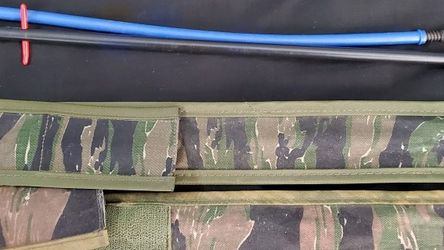 2 Paintball Stick Barrel Squeegee With Leg Holster Camo Camouflage