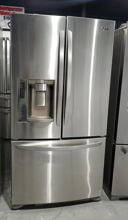 LG 3 Door Stainless Steel Refrigerator Fridge
