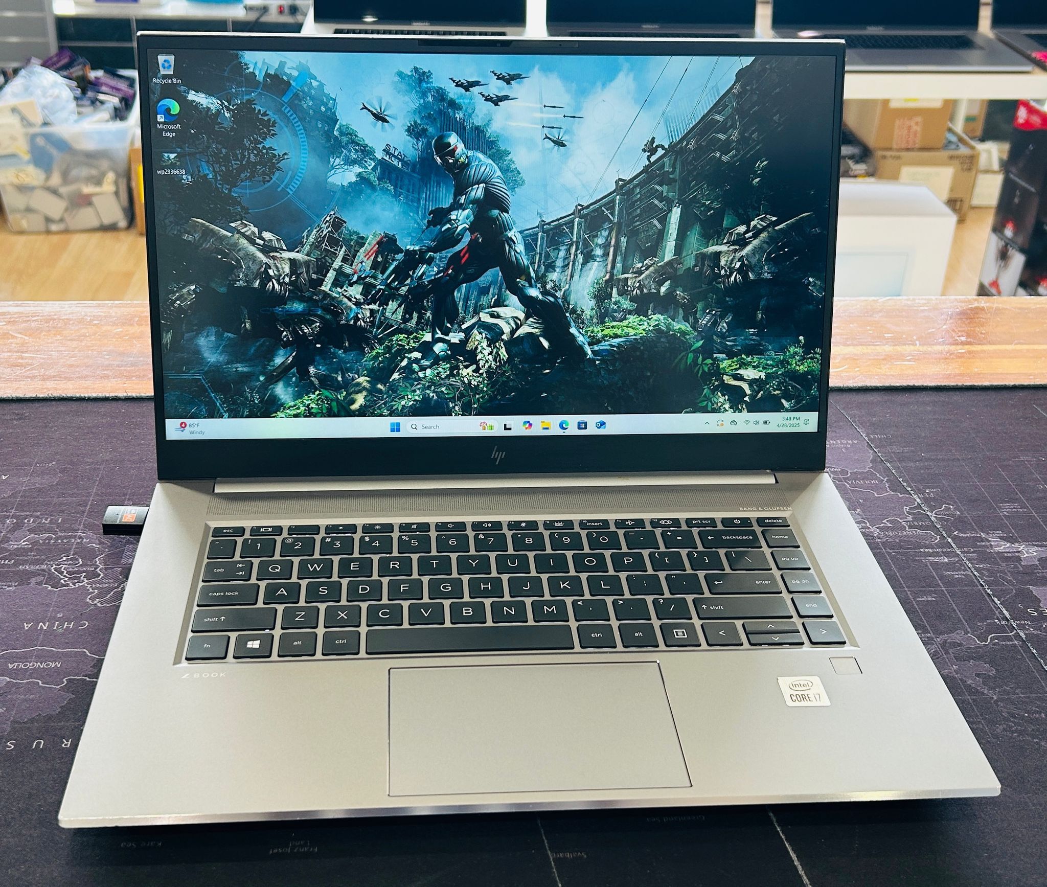 HP ZBook Studio G7 Core i7-10750H 16GB RAM 500GB SSD Nvidia Quadro T1000 4GB VRAM Read Description