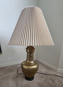 Solid Brass Lamp 30 Inches Tall