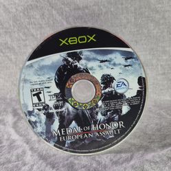 Medal Of Honor European Assault Xbox (EA Games, 2005) Game Disc Only