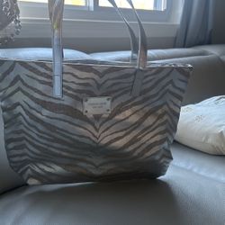 Silver Michael Kors Handbag