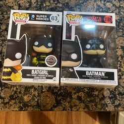 Pop Heroes. Batman And Batgirl