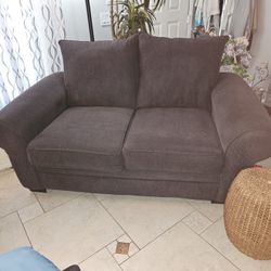 Gray Love Seat
