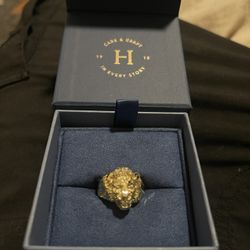 Lion Gold Ring 10k