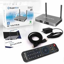 SUPERBOX • VSEEBOX • S7 MAX • S7 PRO • S7 ULTRA • V6 PLUS • V6 MAX • ELITE ULTRA SMART TV BOX • STREAMING DEVICE • 4K MEDIA PLAYER • ANDROID TV BOX • 