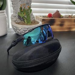 Blue And Black Oakley Radar