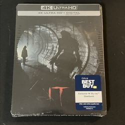 brand new sealed 4k blu ray steelbook it bluray 