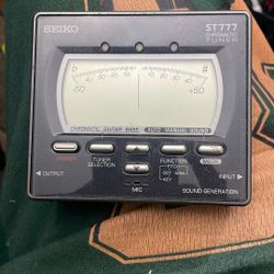 Seiko Chromatic Tuner Model;ST777 Low Price 