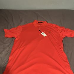 Polo Ralph Lauren Red Button Up Polo Men’s Size 2x