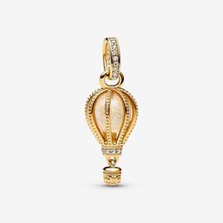 Pandora Sparkling Clear Hot Air Balloon Dangle Charm
