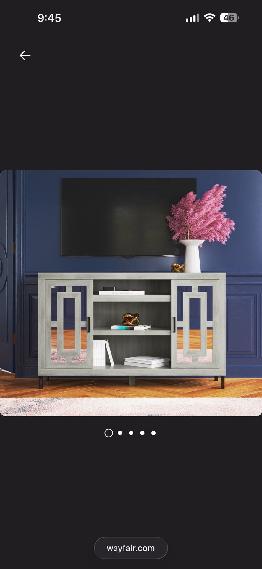 Modern Stunning new in box tv stand / credenza / sideboard