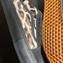 Vans Supreme Skate Old Skool Sz 9.5 Leopard 