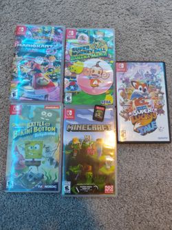 Nintendo switch and games