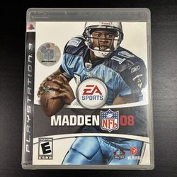 Madden 08 for PlayStation 3 PS3