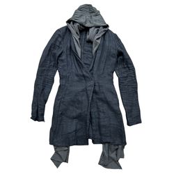 m.a+ Maurizio Amadei SS16 Long Jacket Scarf Hoodie RARE