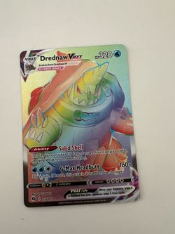Rainbow Drednaw Vmax Pokémon Card