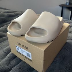 pure yeezy slides size 10