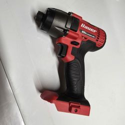 Bauer 20VDC 1/4" Impact Driver Drill - Tool only, no battery
