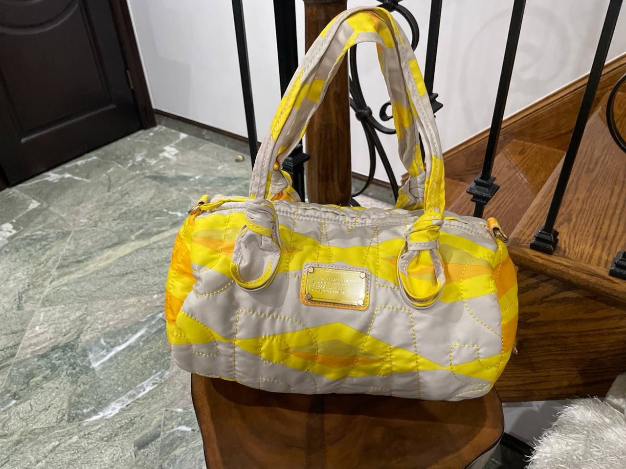 Signature Marc Jacobs Shoulder Quilted Hobo Satchel Bag