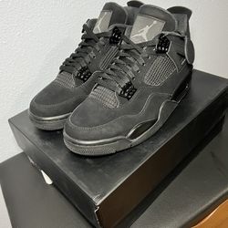 Jordan 4 Retro Black Cat (2020) (With free crease protectors)