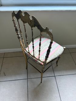 Chair  brass